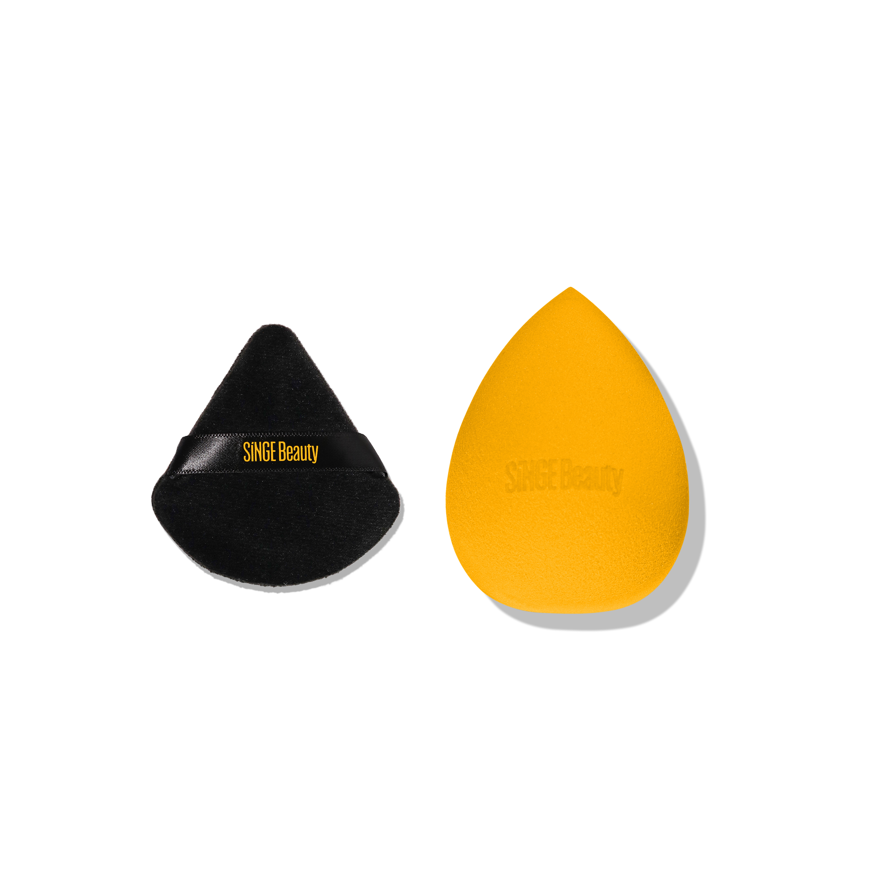 Singe Velvet Powder Puff & Multi-Tasking Makeup Sponge Set